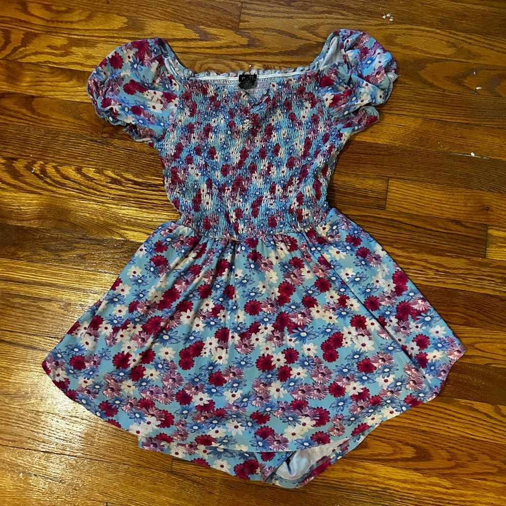 Rue21 floral romper mini dress XL